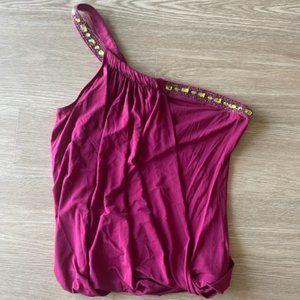 BCBGMaxAzria BCGB MaxAzria One Shoulder Off the Shoulder Top - NWOT - Size SMALL